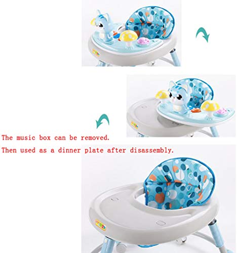 TINE Andador para Bebé Andador con Música Plegable Regulable en Altura Andador de Actividades Silla de Bebé Carga Máxima 15 kg para Bebés Mayores de 6 Meses TINE Andador para Bebé Andador con Música Plegable Regulable en Altura Andador de Actividades Silla de Bebé Carga Máxima 15 kg para Bebés Mayores de 6 Meses