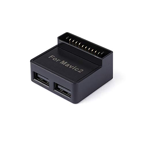 Tineer Adaptador de banco de potencia Tineer Mavic 2, cargador de 2 puertos USB Convertidor de batería a adaptador de banco de potencia para DJI Mavic 2 Pro/Zoom Accesorio Tineer Adaptador de banco de potencia Tineer Mavic 2, cargador de 2 puertos USB Convertidor de batería a adaptador de banco de potencia para DJI Mavic 2 Pro/Zoom Accesorio