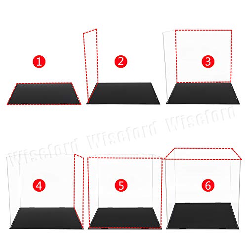 Tingacraft - Vitrina de AcrĂlico 300 x 300 x 300 mm para BalĂłn de FĂștbol/HelicĂłptero Tingacraft - Vitrina de AcrĂlico 300 x 300 x 300 mm para BalĂłn de FĂștbol/HelicĂłptero