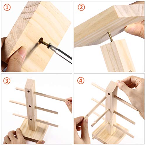 Tinksky De madera de tres capas de gafas de sol de la pantalla de gafas de organizador gafas soporte soporte de rack regalo de cumpleaños de Navidad para los amigos Tinksky De madera de tres capas de gafas de sol de la pantalla de gafas de organizador gafas soporte soporte de rack regalo de cumpleaños de Navidad para los amigos