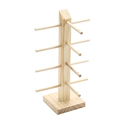 Tinksky Madera de cuatro capas de gafas de sol de pantalla gafas de organizador gafas Soporte Soporte de Rack Navidad regalo de cumpleaños para los amigos Tinksky Madera de cuatro capas de gafas de sol de pantalla gafas de organizador gafas Soporte Soporte de Rack Navidad regalo de cumpleaños para los amigos