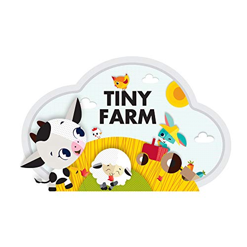 Tiny Love Animalitos de la Granja Gimnasio musical para bebés, Manta Juegos con 18 actividades y Almohadilla Kick & Play con luces y sonido, Alfombra bebé con Bordes cerrables, Tiny Farm