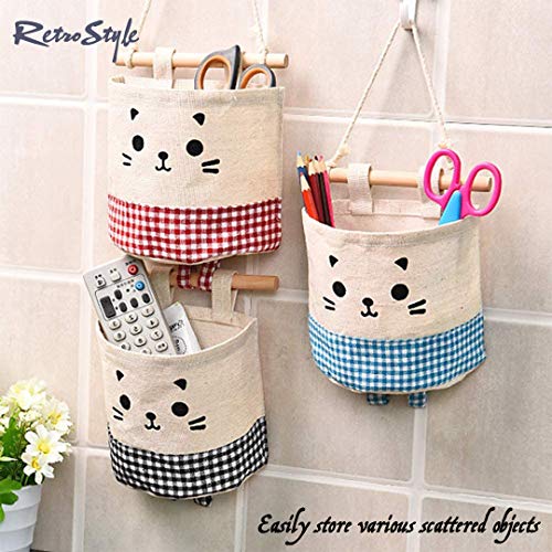 Tinyuet Organizador Colgante Puerta, Bolsa de Almacenamiento Montada en La Pared, Bolsa de Almacenamiento Linda Impermeable de 5 Piezas Tinyuet Organizador Colgante Puerta, Bolsa de Almacenamiento Montada en La Pared, Bolsa de Almacenamiento Linda Impermeable de 5 Piezas