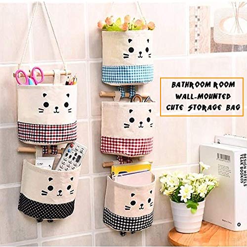 Tinyuet Organizador Colgante Puerta, Bolsa de Almacenamiento Montada en La Pared, Bolsa de Almacenamiento Linda Impermeable de 5 Piezas Tinyuet Organizador Colgante Puerta, Bolsa de Almacenamiento Montada en La Pared, Bolsa de Almacenamiento Linda Impermeable de 5 Piezas