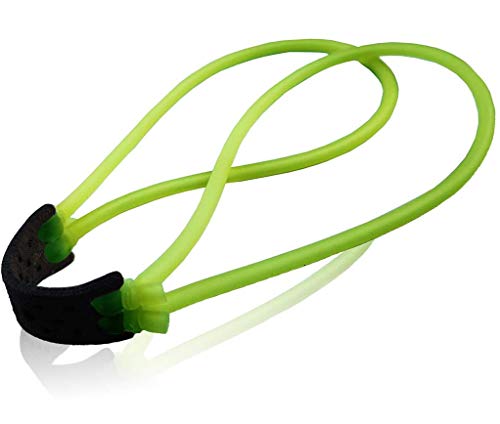 Tirachinas Goma Slingshot Tubo, 8 Piezas de Bandas Gruesas de Repuesto Gomas para Tirachinas Profesional de Caza Tiro con una Exquisita Bolsa de Almacenamiento (Green)