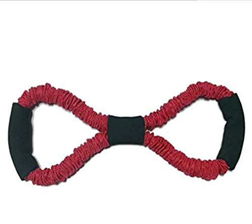 Tirador de cuerda, Equipo de entrenamiento de rehabilitación, Ejercicio de fuerza de la mano del brazo de la extremidad superior, Accidente cerebrovascular hemipléjico Fitness de edad avanzada,Rojo