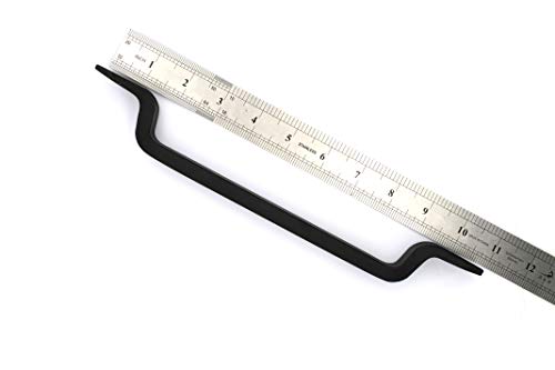 Tirador de puerta de hierro fundido antiguo de 11", sólido, tirador de puerta, tirador de puerta de granero, negro Tirador de puerta de hierro fundido antiguo de 11", sólido, tirador de puerta, tirador de puerta de granero, negro