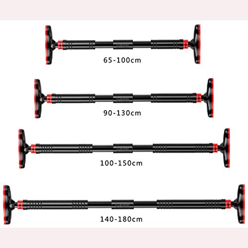 Tire hacia Arriba De Las BarrasPull-Ups De Fitness para La Parte Superior del Cuerpo,Manija De Acero Ajustable, Poste De Puerta, Sin Tornillo/Taladro, Hogar, Gimnasio,100~150cm