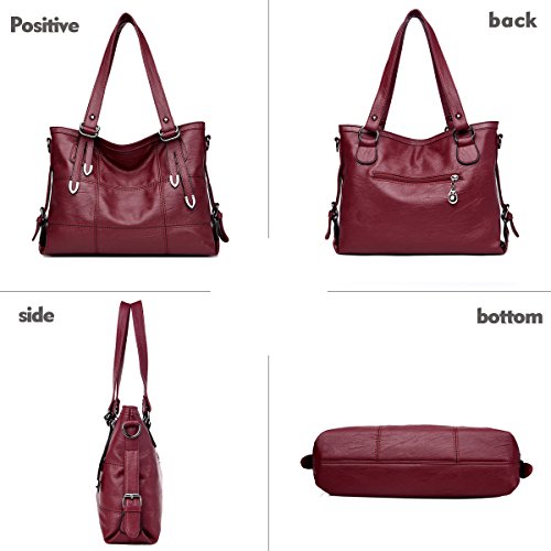 Tisdaini Bolsos de Mano Mujer Bolsos Bandolera Moda Gran Capacidad Casual Bolsos Totes Shoppers y Bolsos de Hombro