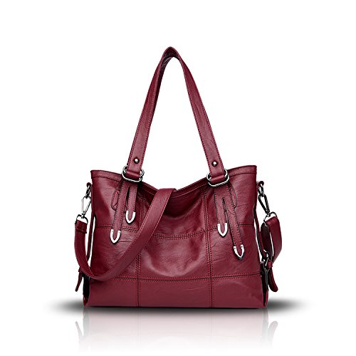 Tisdaini Bolsos de Mano Mujer Bolsos Bandolera Moda Gran Capacidad Casual Bolsos Totes Shoppers y Bolsos de Hombro Tisdaini Bolsos de Mano Mujer Bolsos Bandolera Moda Gran Capacidad Casual Bolsos Totes Shoppers y Bolsos de Hombro