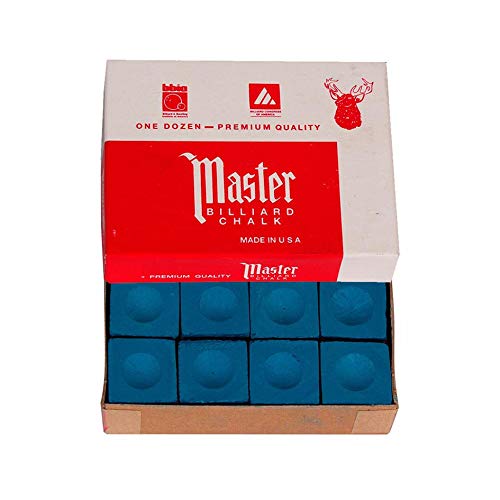 Tiza Billar Master Azul 12 unid Tiza Billar Master Azul 12 unid