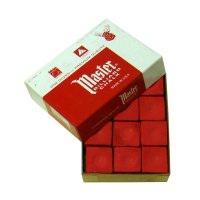 Tiza Billar Master roja 12 unid Tiza Billar Master roja 12 unid