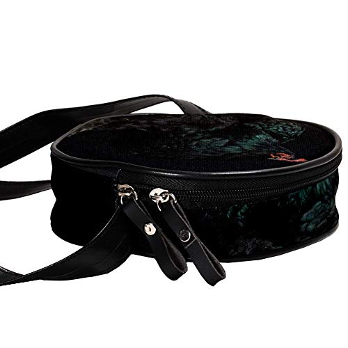 TIZORAX Rooster - Bolso bandolera circular para mujer y niña TIZORAX Rooster - Bolso bandolera circular para mujer y niña