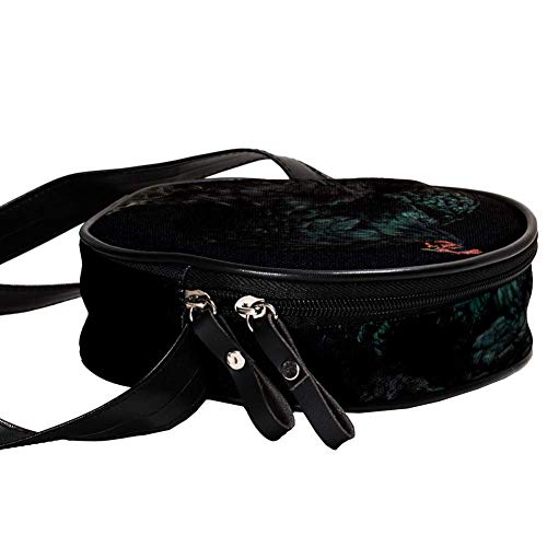 TIZORAX Rooster - Bolso bandolera circular para mujer y niña