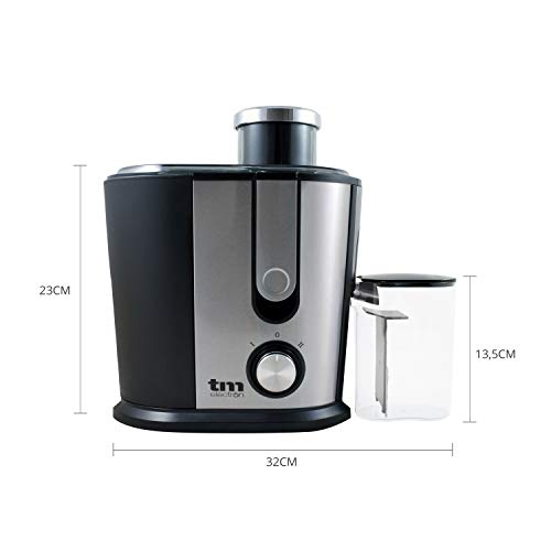 Tm Electron TMPLU001 Licuadora con carcasa compacta en acero inoxidable desmontable y 2 ajustes de velocidad, 500 W Tm Electron TMPLU001 Licuadora con carcasa compacta en acero inoxidable desmontable y 2 ajustes de velocidad, 500 W