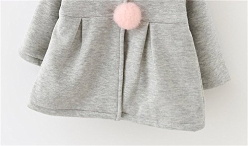 TMEOG Bebés Niñas Niños Chaqueta con Capucha Chaqueta de Algodón con Orejas de Conejo Otoño Invierno Abrigo Chaqueta Gruesa Ropa Caliente 9M-3 Años (18-24 Meses, Gris) TMEOG Bebés Niñas Niños Chaqueta con Capucha Chaqueta de Algodón con Orejas de Conejo Otoño Invierno Abrigo Chaqueta Gruesa Ropa Caliente 9M-3 Años (18-24 Meses, Gris)