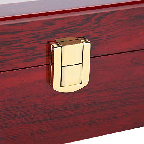 TMISHION Caja de Relojes con 6 Compartimientos, Reloj de Madera Caja de Almacenamiento, Moda Laca Caja para Relojes de Madera Estuche para Relojes y Joyeros para Hombres y Mujers, Tapa de Vidrio TMISHION Caja de Relojes con 6 Compartimientos, Reloj de Madera Caja de Almacenamiento, Moda Laca Caja para Relojes de Madera Estuche para Relojes y Joyeros para Hombres y Mujers, Tapa de Vidrio