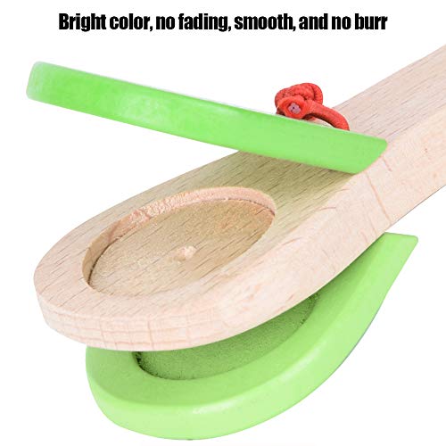 Tnfeeon 5pcs Conjunto de Instrumentos Musicales educativos de Madera, castañuelas armónicas de Campana de Mano de Dibujos Animados niños y niñas Tnfeeon 5pcs Conjunto de Instrumentos Musicales educativos de Madera, castañuelas armónicas de Campana de Mano de Dibujos Animados niños y niñas
