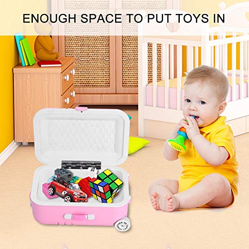 Tnfeeon Equipaje de Juguete, Accesorios para muñecas Tren de Juguete Maleta de Viaje Estuche de Equipaje Vestido de muñeca Estuche de Almacenamiento Estuche de Trolley Juguete para niña(Rosado) Tnfeeon Equipaje de Juguete, Accesorios para muñecas Tren de Juguete Maleta de Viaje Estuche de Equipaje Vestido de muñeca Estuche de Almacenamiento Estuche de Trolley Juguete para niña(Rosado)
