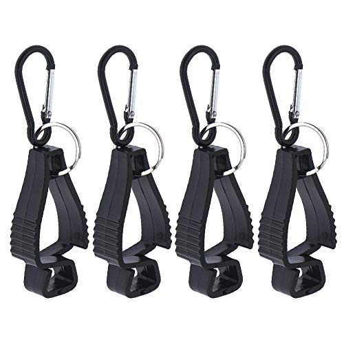 TNMV 4PCS Guante Clip,Pinza de Seguridad para Guantes de Trabajo con Gancho para Guardabarros,Abrazadera para Abrazaderas,Plástico Guante Grabber Clip Holder Guard Trabajo Seguridad