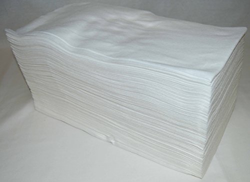 Toallas Desechables Spun-Lace 40*80 cm, 100 Unds, Peluquería / Estética, Color Blanco