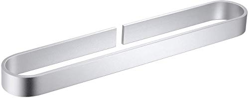 Toalleros de Baño, Toallero sin Taladro, Autoadhesivo Toallero Barra, Porta Toallas Baño 40cm, Barra de Toalla para Cocina y Baño, Aluminio, Acabado Mate