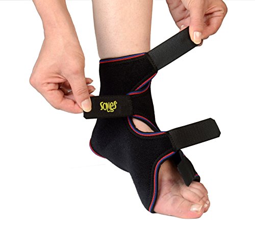 Tobillera De Neopreno Soles - Neopreno Transpirable, Comodidad Extrema - Talla Única - Encaja En Ambos Pies - Suave, Flexible, Cómoda - Reduce El Dolor Y Previene Las Lesiones - Estabiliza El Tobillo