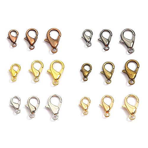 TOBS 10/12/14/16/18/21Mm Alloy Lobster Clasps Hooks Chain For Bracelet Necklace Connectors