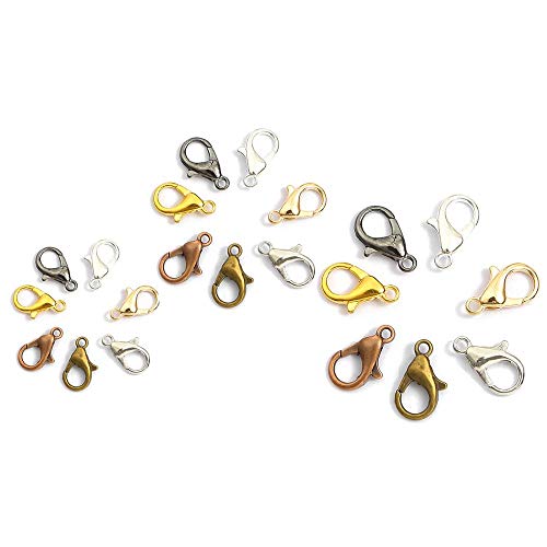 TOBS 10/12/14/16/18/21Mm Alloy Lobster Clasps Hooks Chain For Bracelet Necklace Connectors