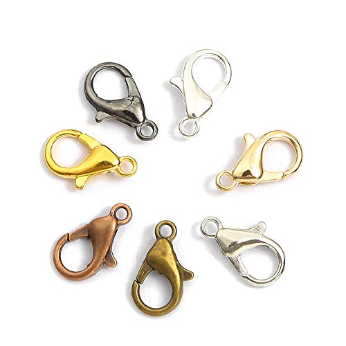 TOBS 10/12/14/16/18/21Mm Alloy Lobster Clasps Hooks Chain For Bracelet Necklace Connectors