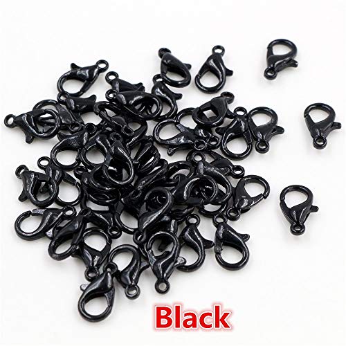 TOBS 10X5Mm/12X6Mm/14X7Mm/16X8Mm  Alloy Lobster Clasp Hooks For Necklace Bracelet Chain