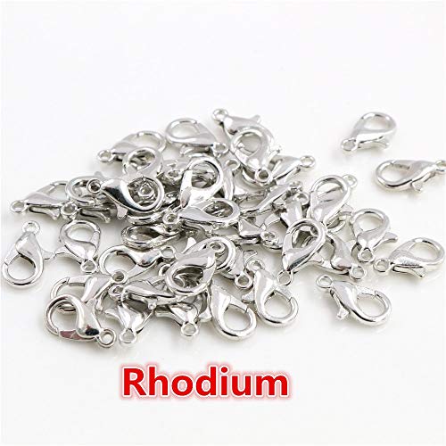 TOBS 10X5Mm/12X6Mm/14X7Mm/16X8Mm  Alloy Lobster Clasp Hooks For Necklace Bracelet Chain