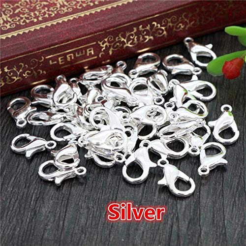 TOBS 10X5Mm/12X6Mm/14X7Mm/16X8Mm  Alloy Lobster Clasp Hooks For Necklace Bracelet Chain