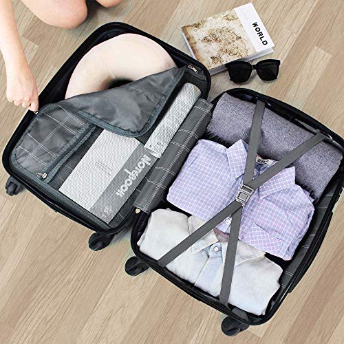 Todeco - Juego de Maletas, Equipajes de Viaje - Material: Plástico ABS - Tipo de ruedas: 4 ruedas de rotación de 360 ° - Esquinas protegidas, 51 61 71 cm, Negro, ABS Todeco - Juego de Maletas, Equipajes de Viaje - Material: Plástico ABS - Tipo de ruedas: 4 ruedas de rotación de 360 ° - Esquinas protegidas, 51 61 71 cm, Negro, ABS