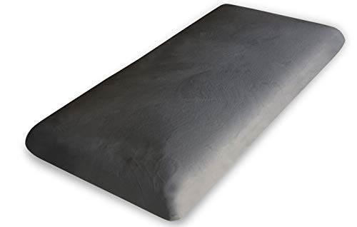 Todocama - Almohada viscoelástica Carbono Natural, compuesta por un núcleo 100% viscoelástico con partículas de carbono activo que disminuyen los malos olores y humedades. (Pack de 2 unidades - 75 cm)