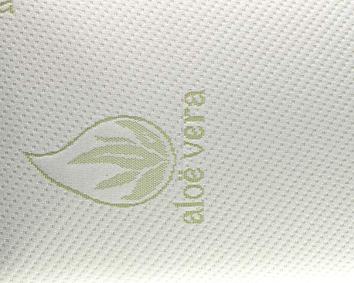 Todocama - Almohada viscoelástica, núcleo Compacto. Doble Funda con Cremallera. Tejido Aloe Vera Plus. Termorregulable adaptabilidad al Cuello. (90 cm)