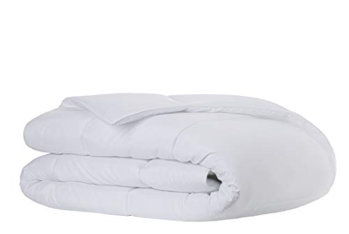 Todocama - Edredón/Relleno nórdico de Fibra antiácaros, otoño-Invierno, 300gr/m², Color Blanco (Todas Las Medidas Disponibles). (Cama 80/90-150x220cm) Todocama - Edredón/Relleno nórdico de Fibra antiácaros, otoño-Invierno, 300gr/m², Color Blanco (Todas Las Medidas Disponibles). (Cama 80/90-150x220cm)