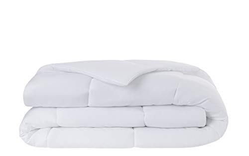 Todocama - Edredón/Relleno nórdico de Fibra antiácaros, otoño-Invierno, 300gr/m², Color Blanco (Todas Las Medidas Disponibles). (Cama 80/90-150x220cm) Todocama - Edredón/Relleno nórdico de Fibra antiácaros, otoño-Invierno, 300gr/m², Color Blanco (Todas Las Medidas Disponibles). (Cama 80/90-150x220cm)