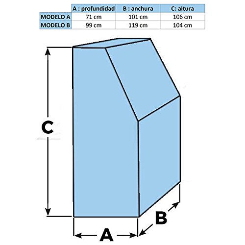 Todoneumaticas Funda para Consola de Barcos y semirrígidas (B : 99 x 119 x 104 cm)