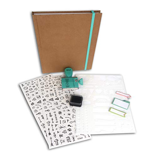 Toga kt74 Kit Bullet Journal Cuaderno Kraft 15,5 x 21,5 x 1,5 cm