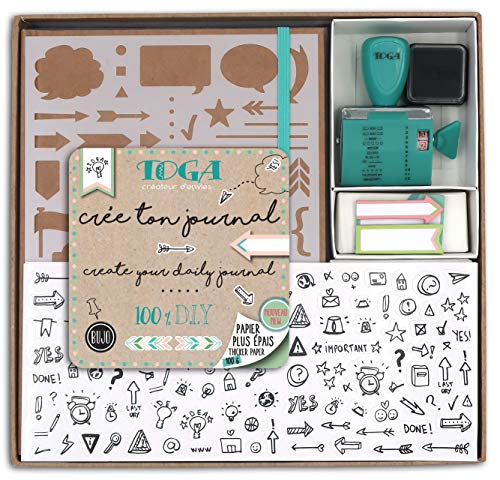Toga kt74 Kit Bullet Journal Cuaderno Kraft 15,5 x 21,5 x 1,5 cm Toga kt74 Kit Bullet Journal Cuaderno Kraft 15,5 x 21,5 x 1,5 cm