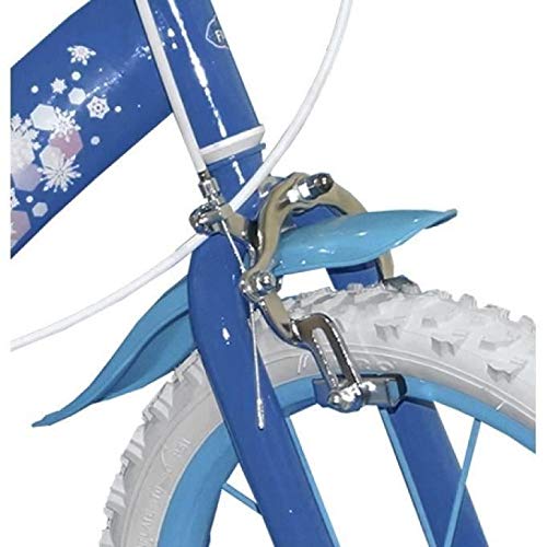 TOIMS Reina de Las Nieves: Bicicleta para niña, Color Azul, tamaño 14 Pulgadas