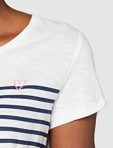 TOM TAILOR Denim Streifen Camiseta, 21355, M para Mujer TOM TAILOR Denim Streifen Camiseta, 21355, M para Mujer