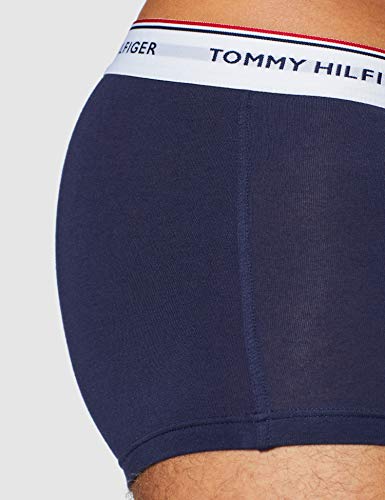 Tommy Hilfiger 3p Lr Trunk Boxer, Multicolor (Multi/Peacoat 904), M (Pack de 3) para Hombre
