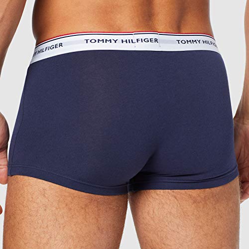 Tommy Hilfiger 3p Lr Trunk Boxer, Multicolor (Multi/Peacoat 904), M (Pack de 3) para Hombre