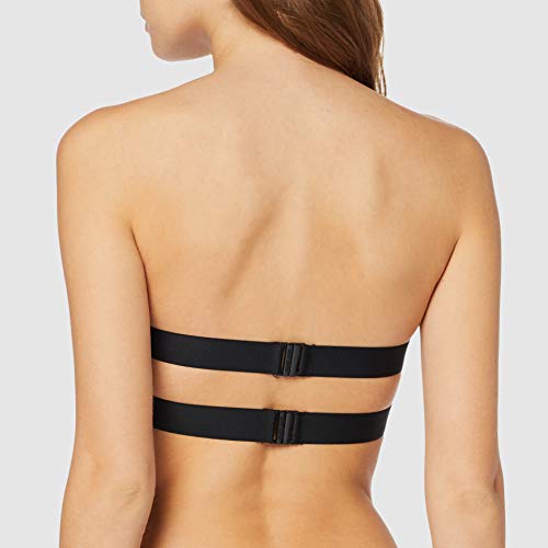 Tommy Hilfiger Bandeau-RP Parte de Arriba de Bikini, Negro (Pvh Black 094), S para Mujer