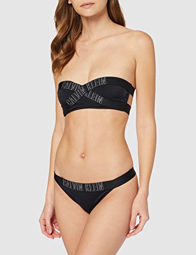 Tommy Hilfiger Bandeau-RP Parte de Arriba de Bikini, Negro (Pvh Black 094), S para Mujer