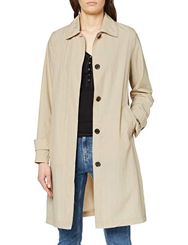 Tommy Hilfiger Claudia Packable Crinkle Mac Gabardina, Beige (Light Stone Aeq), 90 (Talla del Fabricante: 34) para Mujer