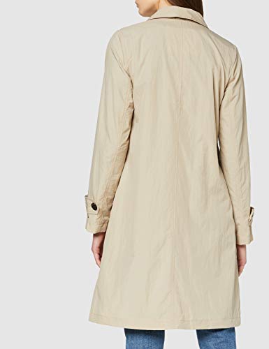 Tommy Hilfiger Claudia Packable Crinkle Mac Gabardina, Beige (Light Stone Aeq), 90 (Talla del Fabricante: 34) para Mujer