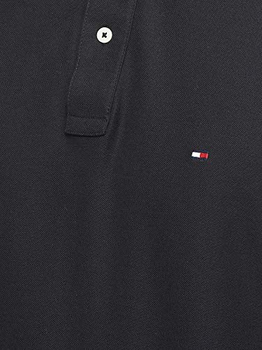 Tommy Hilfiger Core Hilfiger Regular Polo, Negro (Flag Black 060), X-Large para Hombre